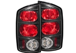 Anzo Dark Smoked Lens Tail Light Set 02-06 Dodge Ram - Click Image to Close